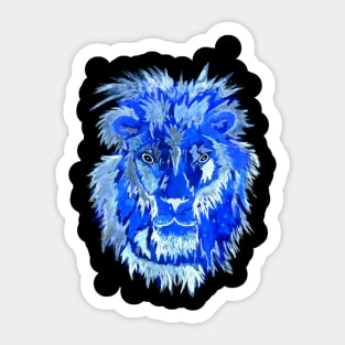 Blue Lion Spirit Sticker